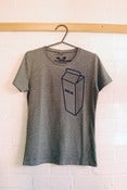 Image of Milk T-Shirt - Purple on Grey