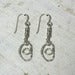Image of tiny pretzel earrings