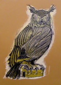 Image of Four Sticks Print Gold Colorway