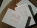 Image of Letterpress Business Cards made to order - set of 100. Printed by hand.