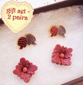 Image of Forest Treasure earrings gift set 