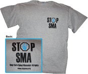 Image of Stop SMA Blue Tee