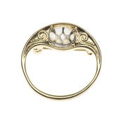 Image of Bella - Diamond Cubic Zirconia with 14k Gold Plated Finish