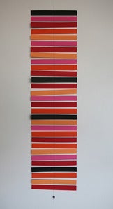 Image of MOBILE EN PAPIER ROUGE/ROSE/ORANGE REF.912