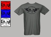 Image of Grey Detroit Wing Star T-Shirt