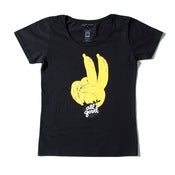 Image of Peace t-shirt womens black