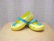 Image of Crocs - Keeley Girls - Buttercup/Aqua