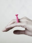 Fat Diamond Jointed Ring - Pink