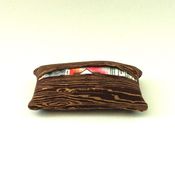 Image of travel tissue case - woodgrain