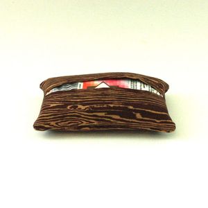 Image of travel tissue case - woodgrain