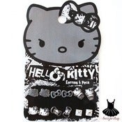 Image of HELLO KITTY SKULL AND CROSSBONES EARRING PACK