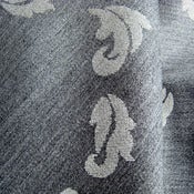 Image of Falling Leaves Textiles (Natural/Charcoal)