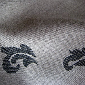 Image of Falling Leaves Textiles (Black/Taupe)