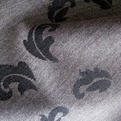 Image of Falling Leaves Textiles (Black/Clove)