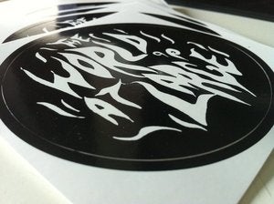Image of The World at Large stickers (three included with purchase)