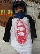 Image of ship logo 3/4 sleeve baseball T