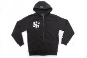 Image of Good Kids BadHabits zip hoodie (charcoal grey/white)