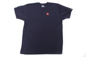 Image of casual crewneck shirt (navy/ red)
