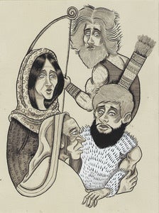 Image of Jewish Art 8.5''x11'' The Deception of Isaac Print