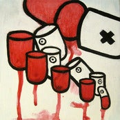 Image of 8 x 8 panel - "Pills"