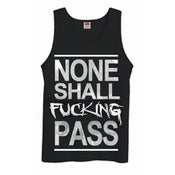 Image of None Shall "Fucking" Pass tanktops