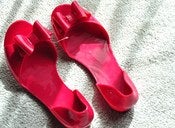 Image of Pretty Pink Slip-Ons  