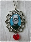 Image of Frankenstein's monster necklace