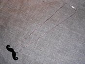 Image of Collier "I love moustache"