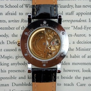 Image of Gold and Ivory Mechanical Wind-Up Wrist Watch