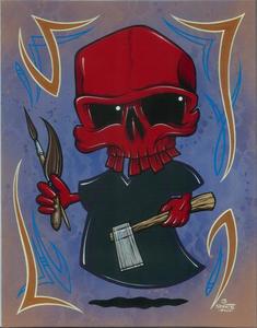 Image of MR. BONES KNOWS STRIPING PRINT