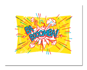 Image of BA-BOOOMBA! Poster