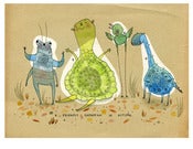 Image of Autumn Friends A5 Print by Hanna Mancini
