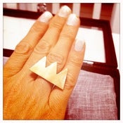 Image of XL Bronze "Teeth" Ring