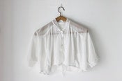 Image of Edwardian embroidered short blouse