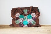 Image of 1930s fabric patchwork bag {SOLD}