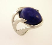 Image of Lapis and Silver Ring