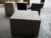 Image of Concrete Block End Table 