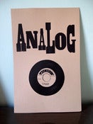 Image of Analog Record Letterpress Wood Type Print