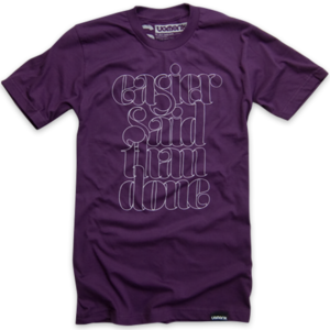Image of EASIER SAID THAN DONE (PURPLE)
