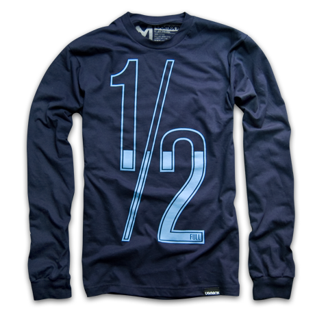 Image of HALF FULL (LONG SLEEVE)