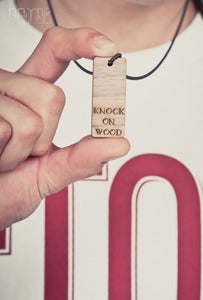 Image of Knock On Wood - Wooden Necklace