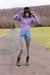 Image of THICK KNIT PURPLE SWEATER (was $44)