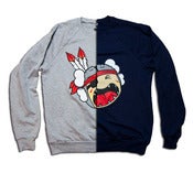 Image of Atamahawk Sweatshirt (Navy/Heather Grey)