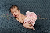 Image of Charcoal Mini Ruffle Fabric for Backdrops or Bean Bag Covers - 2 YARDS
