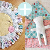 Image of fleur playmat and baby oobee pattern set PDFs