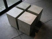 Image of Square Concrete Seats 