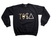 Image of TI$A GOLD LOGO SWEATSHIRT