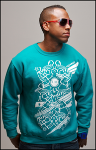 Image of Fountain of Youth (Aqua Crewneck)