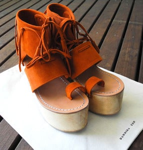 Image of DESA mocassin flatforms 
