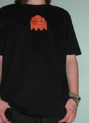 Image of Black T-Shirt (Orange Ghost)